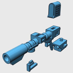 Bullpup Bazooka 2.0 (Scale: 1/144 or 1/100) Interchangeable parts available!*