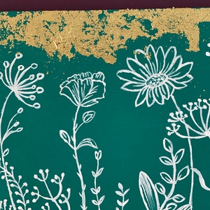 Wildflower painting | Etsy