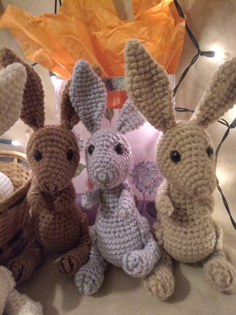 Bunny Crochet Pattern, Amigurumi pattern, Adorable Realistic Bunny Doll Crochet Pattern, PDf Tutorial image 9