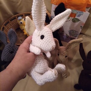 Bunny Crochet Pattern, Amigurumi pattern, Adorable Realistic Bunny Doll Crochet Pattern, PDf Tutorial image 2