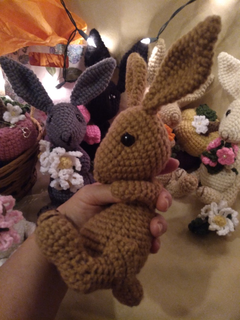 Bunny Crochet Pattern, Amigurumi pattern, Adorable Realistic Bunny Doll Crochet Pattern, PDf Tutorial image 6