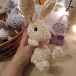 Bunny Crochet Pattern, Amigurumi pattern, Adorable Realistic Bunny Doll Crochet Pattern, PDf Tutorial image 1