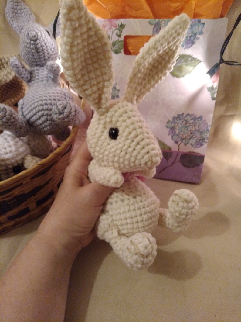 Bunny Crochet Pattern, Amigurumi pattern, Adorable Realistic Bunny Doll Crochet Pattern, PDf Tutorial image 1