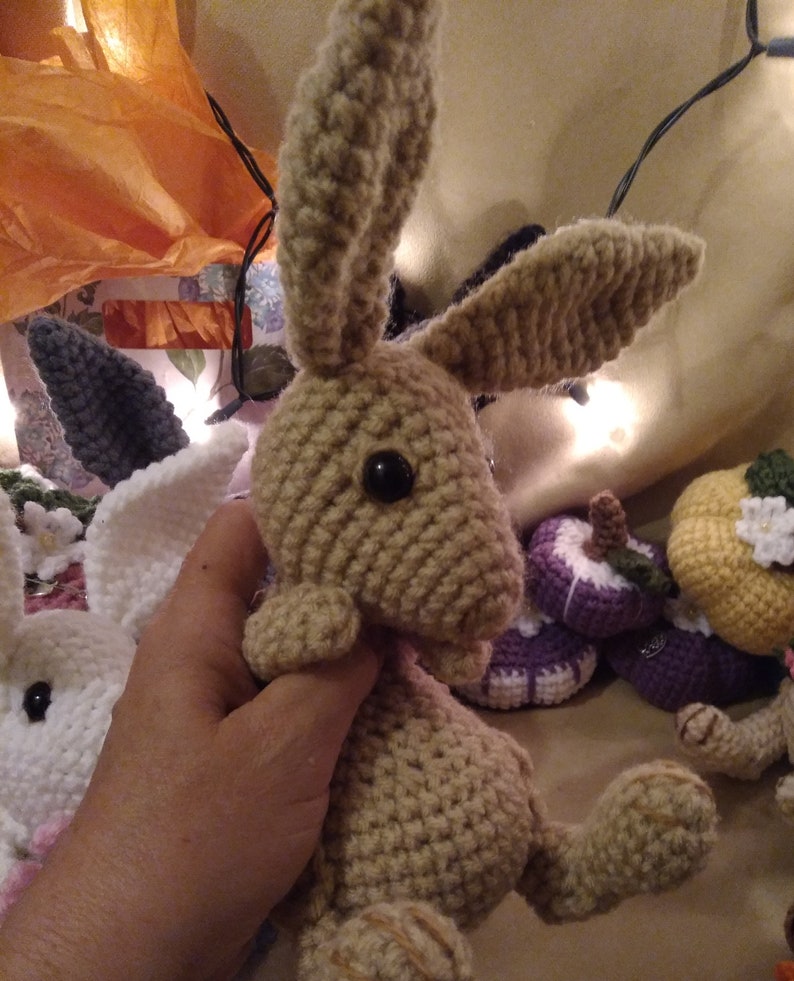 Bunny Crochet Pattern, Amigurumi pattern, Adorable Realistic Bunny Doll Crochet Pattern, PDf Tutorial image 8