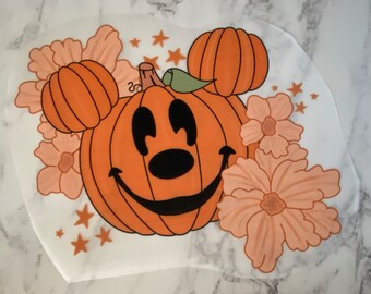 CUSTOM DTF | Pumpkin | Make your own Clothing | Iron on transfer | Transfer Sheet| Clothing Design|