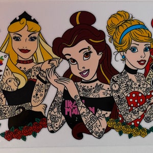 Tattoo Princess Stickers for Sale  Redbubble