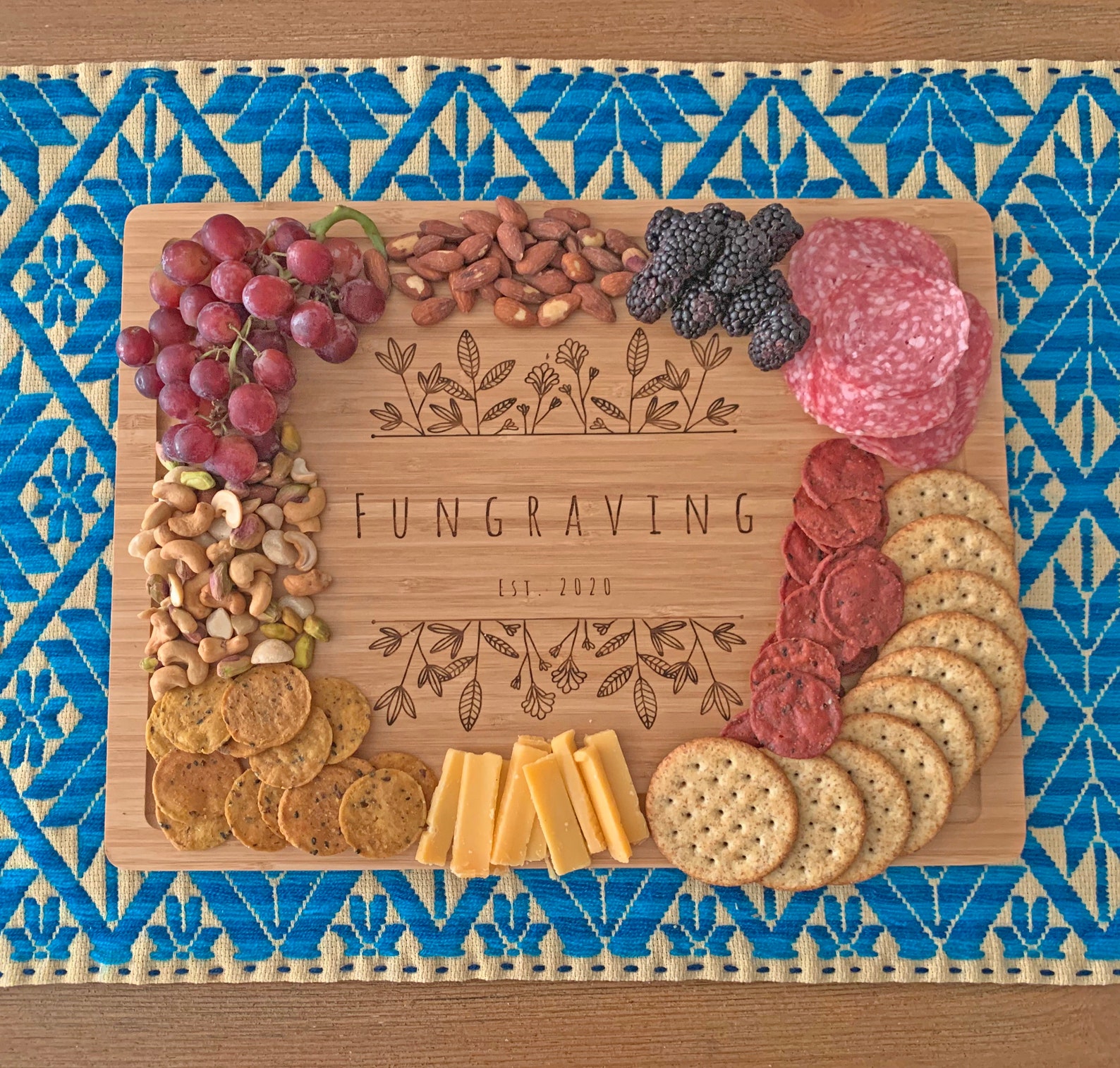 Personalized Engraved Charcuterie Board Perfect for Etsy