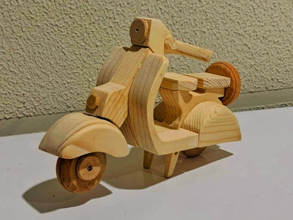 Wooden 2025 motorbike toy