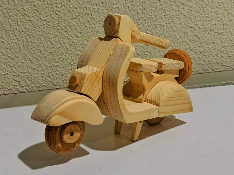Wooden Motorbike for Kids Wooden Motorcycle Bike Toy Wooden Gift for