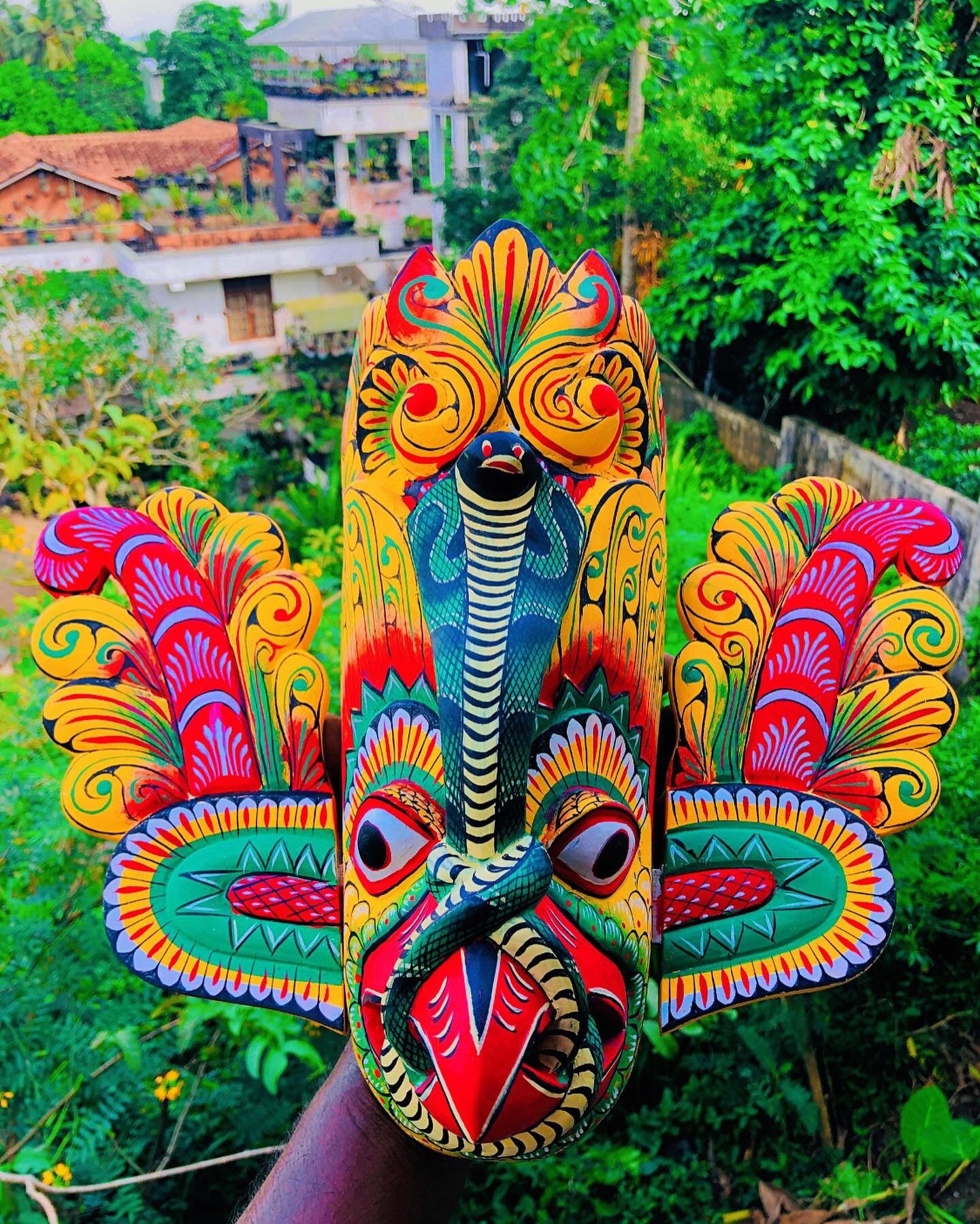 Carved wood mask - Etsy 日本
