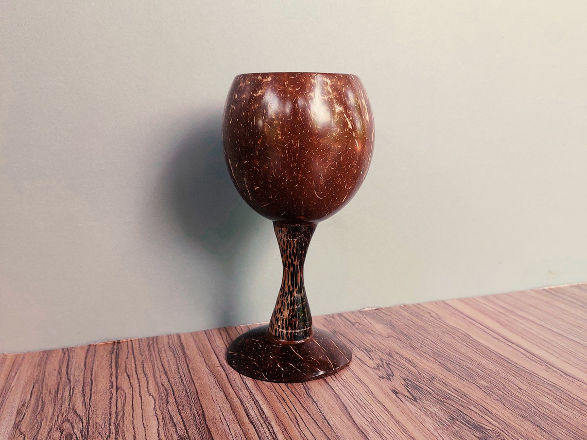 Coconut Wine Cup Wine Glass Wine Glasses Personalized Etsy UK