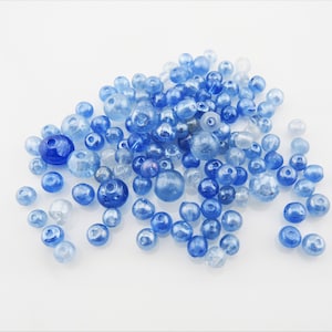 VINTAGE Czech Glass Loose Beads, Reclaimed glass beads, Bead Soup for making jewelry/crafts, Destash Bead Mix