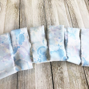 VINTAGE Hand zerrissen FABRIC RIBBON, Shabby Chic Stoffband, ausgefranst Rand Stoffstreifen für Handwerk, 1,25yd Länge 1,25" breit