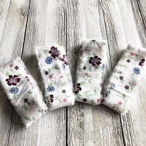 VINTAGE Hand Gescheurde stof lint, Shabby Chic Fabric Lint, Gerafeld Edge Fabric Strips voor Crafting, 2,9yd Lengte 1,25" breed
