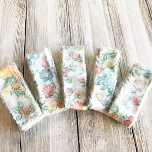 NASTRO IN TESSUTO VINTAGE strappato a mano, nastro in tessuto Shabby Chic, strisce di tessuto sfilacciato per la creazione, lunghezza 2,6 anni larga 1,25 "