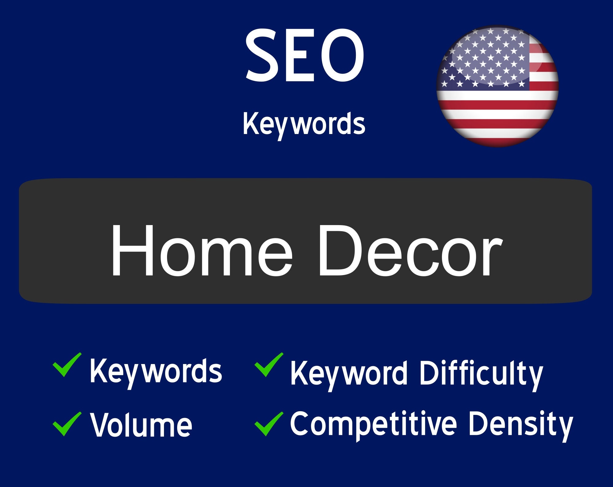 Home Decor SEO Keywords for United States 10K Keyword List Etsy