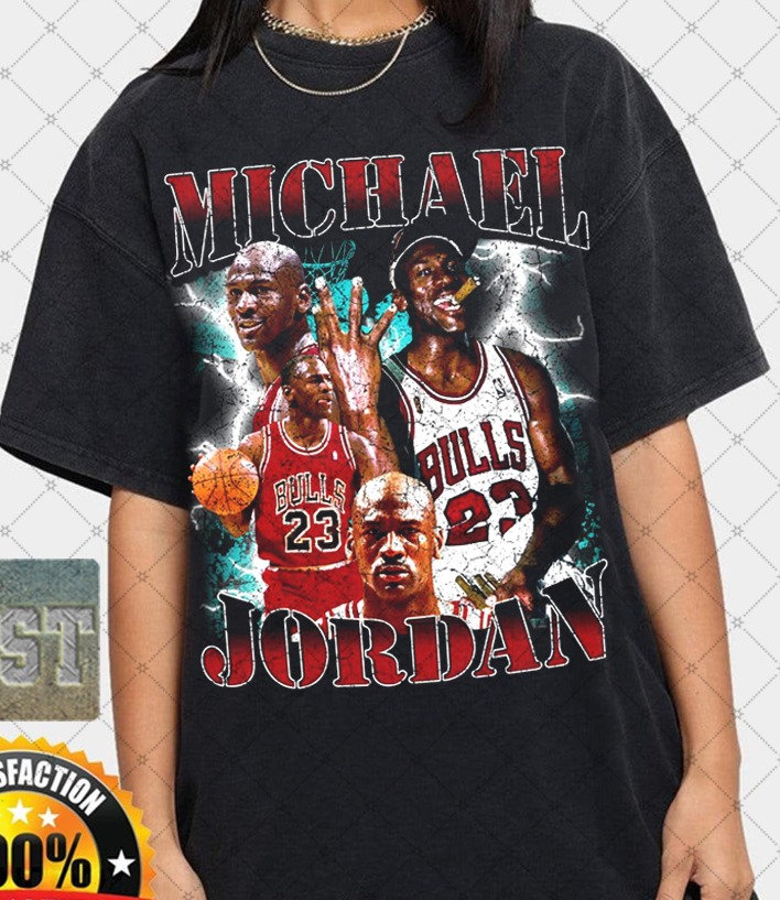 Michael Jordan Vintage Inspired 90's Rap Unisex TShirt Etsy