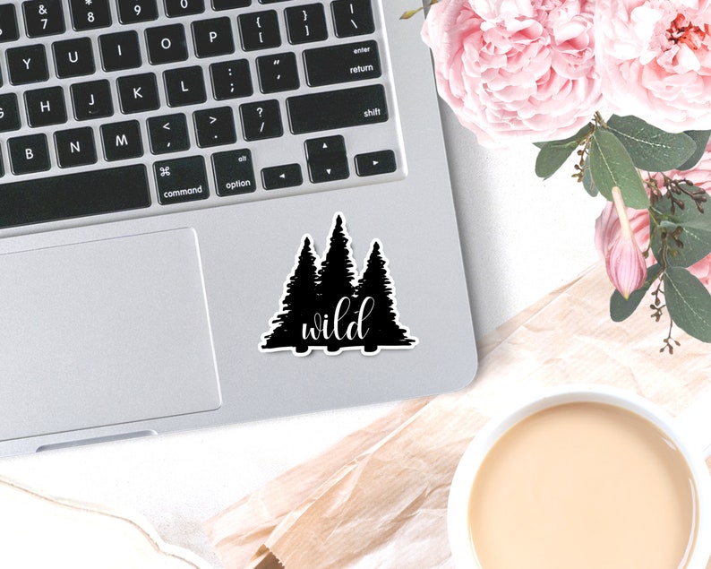 wild tree stickers VSCO stickers nature funny stickers wild outdoors laptop stickers water bottle decal sticker tumbler stickers