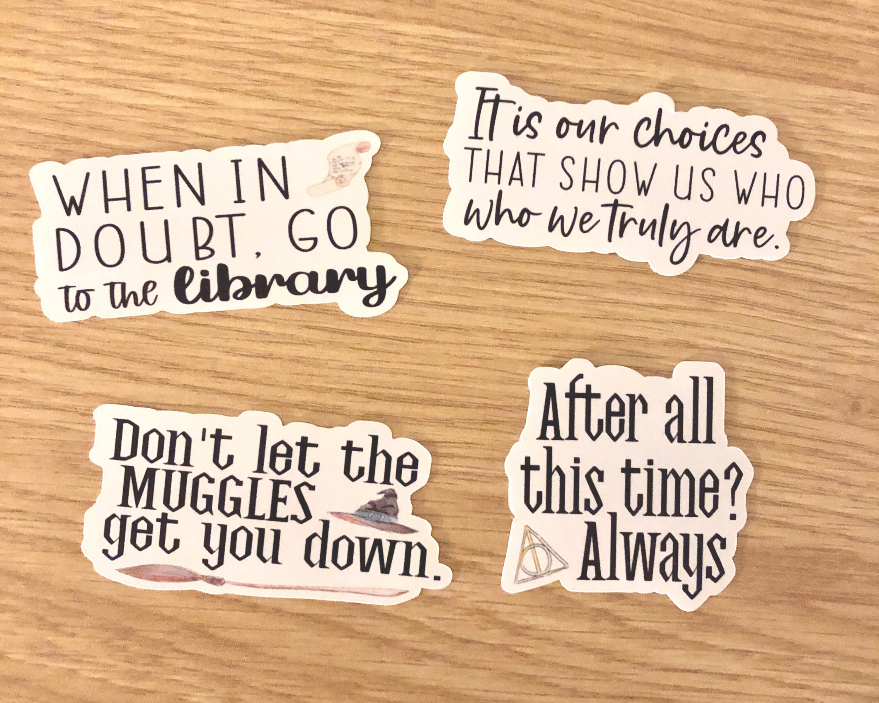 Harry Potter Sticker Pack / Harry Potter Gifts / Water Bottle Etsy