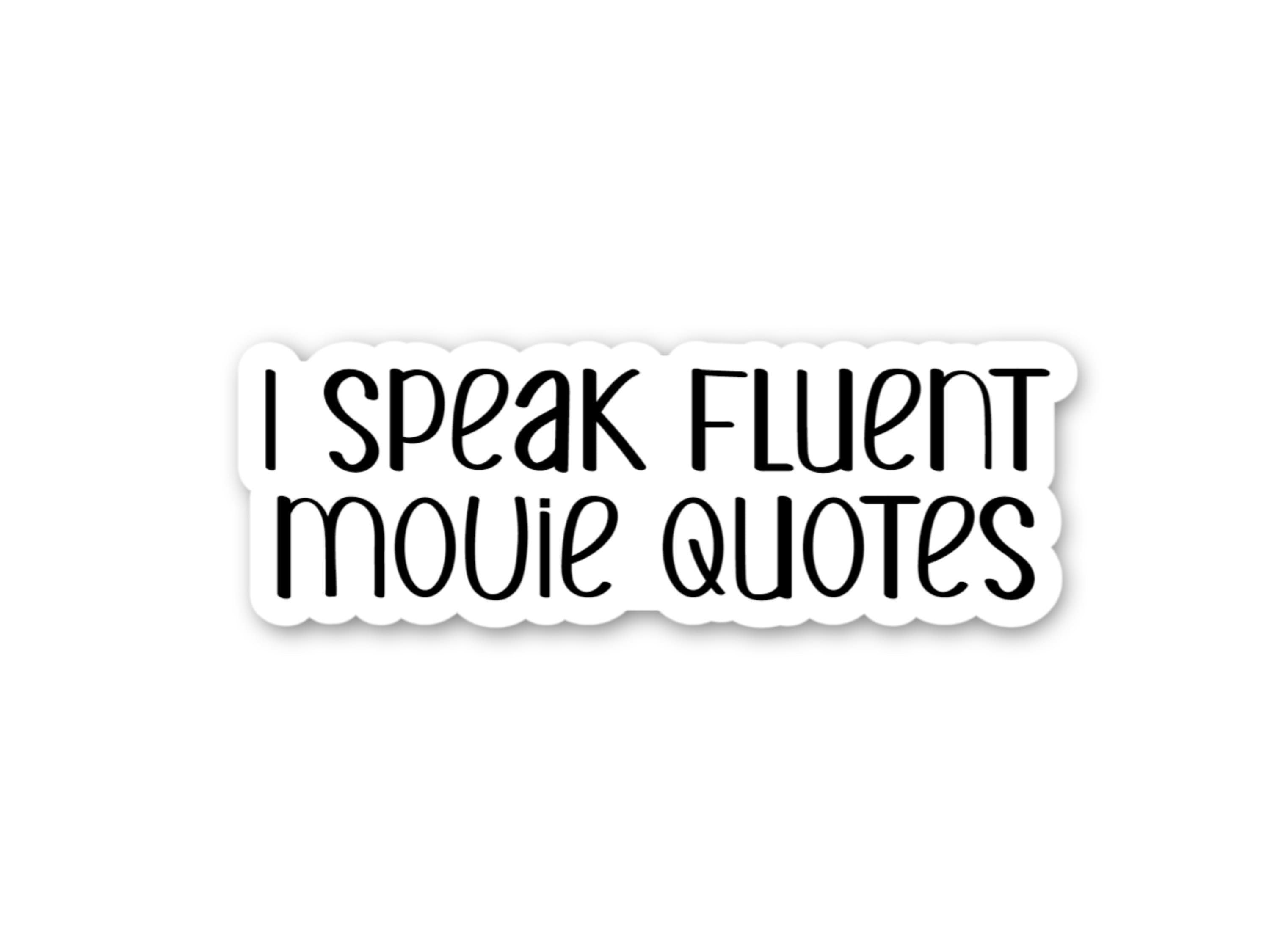Funny Movie Language Decal