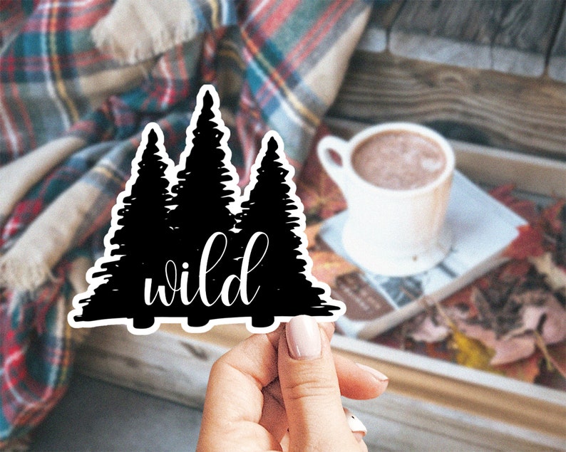 wild tree stickers VSCO stickers nature funny stickers wild outdoors laptop stickers water bottle decal sticker tumbler stickers