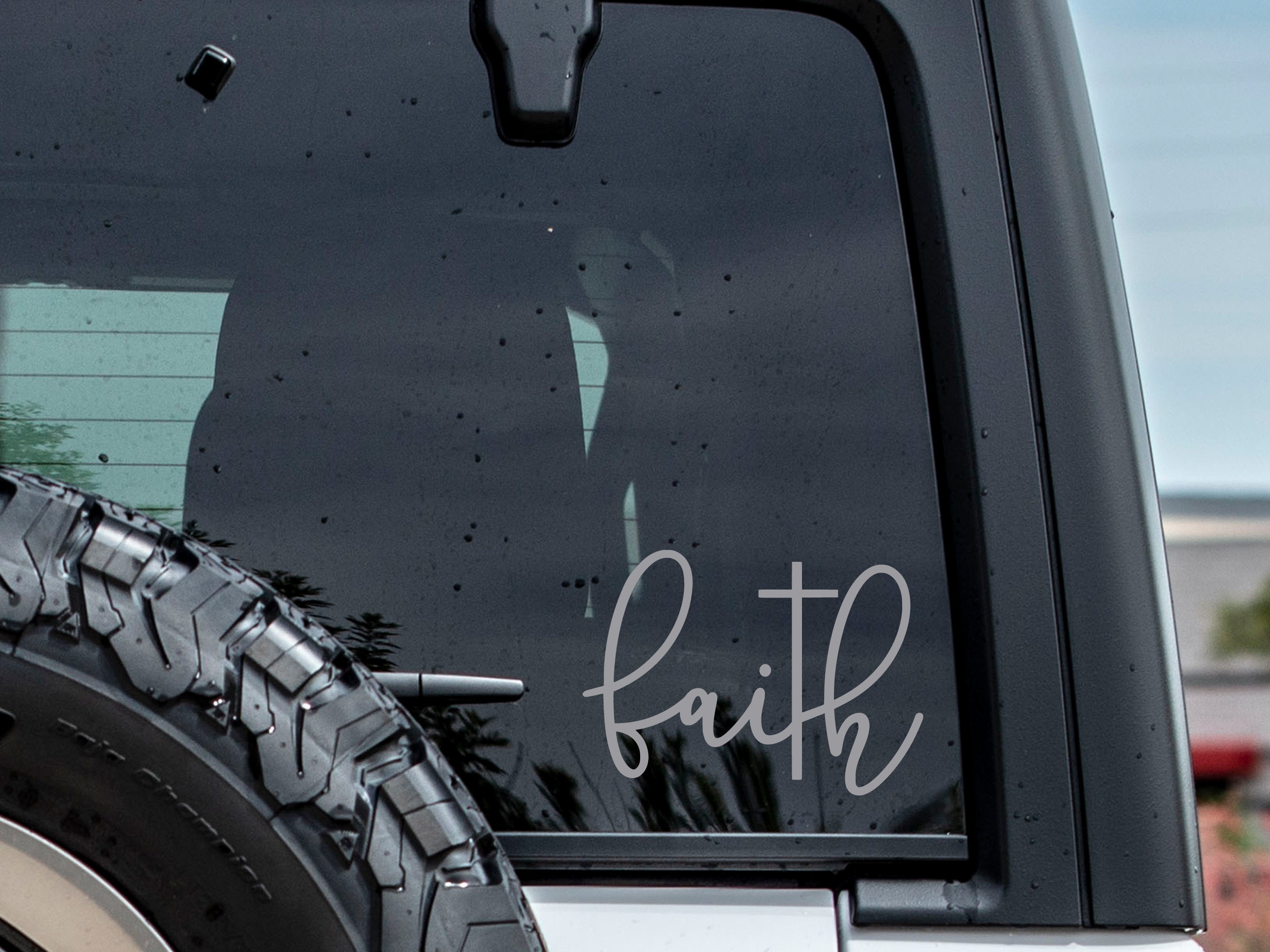 Faith Car Decal Faith Decal For Cars Popular Car Decals Etsy