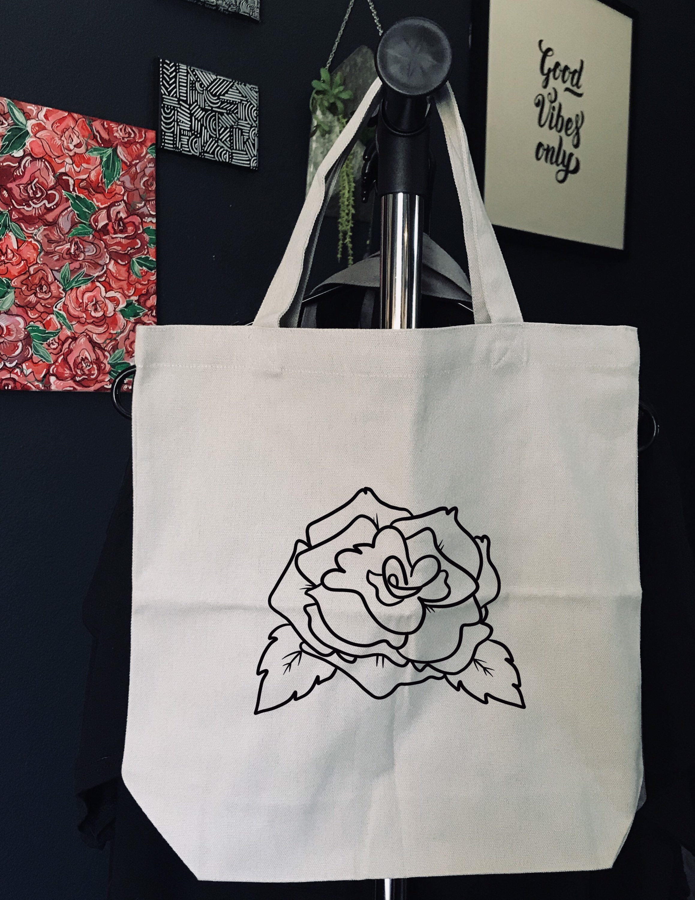 Simple Art Tote Bag Tote Bag Etsy