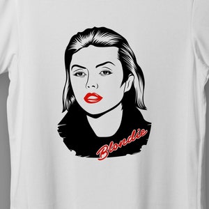 Blondie T-shirt, Blondie Debbie Harry Shirt, Retro Tee, Ladies Tshirt, Music Star Shirt, 80s Tee