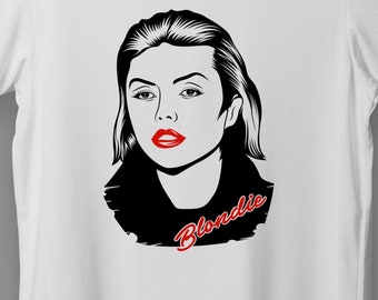 Blondie T-shirt, Blondie Debbie Harry Shirt, Retro Tee, Ladies Tshirt, Music Star Shirt, 80s Tee