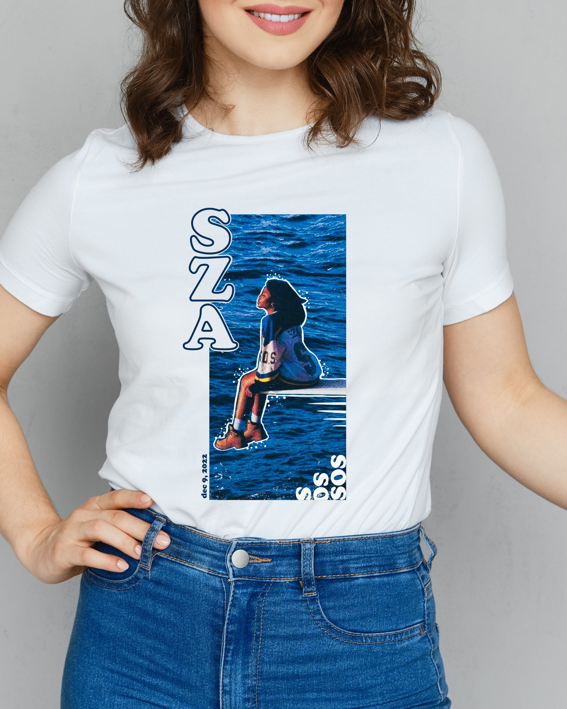 Vintage 90s Bootleg Sza T-Shirt - Listentee