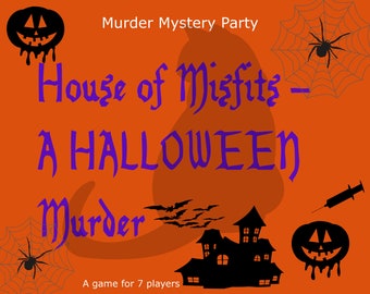 Murder Mystery Games. Halloween Games. Murder Mystery Dinner Game. Printable. Halloween Gift. Gift for him. Gift for her. Halloween Ideas