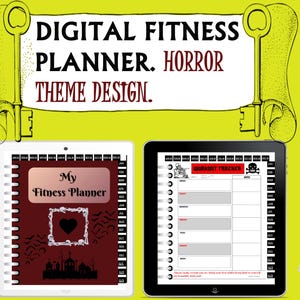 Digitaler Fitness Planer. Tor-Planer. Notizen. Bekanntheit. Workout-Planer. Fitness-Planer. Menü für die Woche. Fitness Ziele.