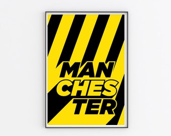 Manchester Print, Hacienda Poster, Hacienda Print For Music Lover, Greater Manchester Print, Digital Print