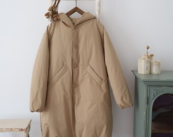 down filled overcoat