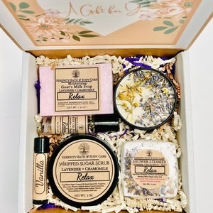 Self-Care-Geschenkbox für Frauen | Spa-Geschenkbox | Danke Geschenk | Ich denke an Dich Geburtstagsgeschenk | Mitarbeiter Geschenkbox | Weihnachtsgeschenk| Mama Geschenke