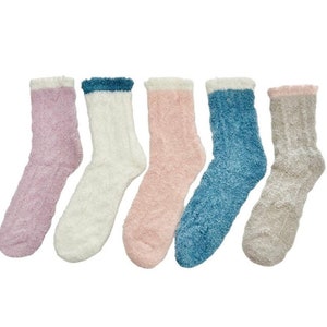 Fuzzy Socks -- Variety of Colors -- Build Your Box Add On