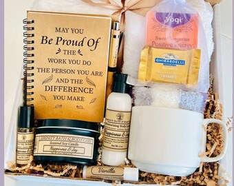 Thank you Gift Box, Congrats Gift, Sending Positive Vibes, Sending Hugs and Love, Employee Appreciation Gift Ideas, Co-Worker Spa Gift Set