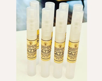 Calm & Relax Essential Oil Mist| Build a Box Add On| Body Mist| Gift for Her| Body Spray