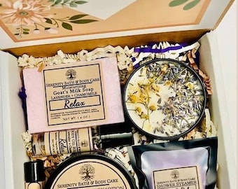 Black Owned, Spa Gift Box for Her, Birthday Gift, Thank you Gift, Valentine's Day, Gift for Mom, Pamper Gift, Employee Gift, Thinking of you