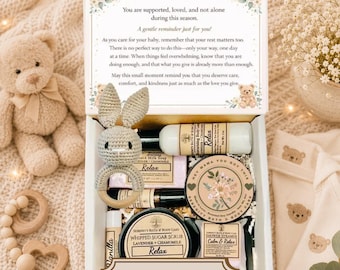 New Mom Spa Gift Box, Pregnancy Gift, New Baby Gift, New Mom Self Care Package, Gift for Mom, Gift for Her, Mom PamperGift, Baby Shower Gift