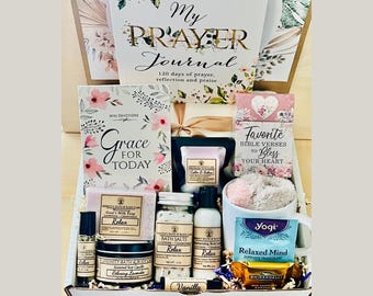 Christian Devotional Care Package, Christian Gift Box for Women, Christmas Gift, Birthday Gift for Her, Thinking of You Gift, Bible Verse