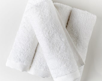 White Washcloth| Build a Box Add on Item| Spa Gift Box| Spa Gift Basket Item