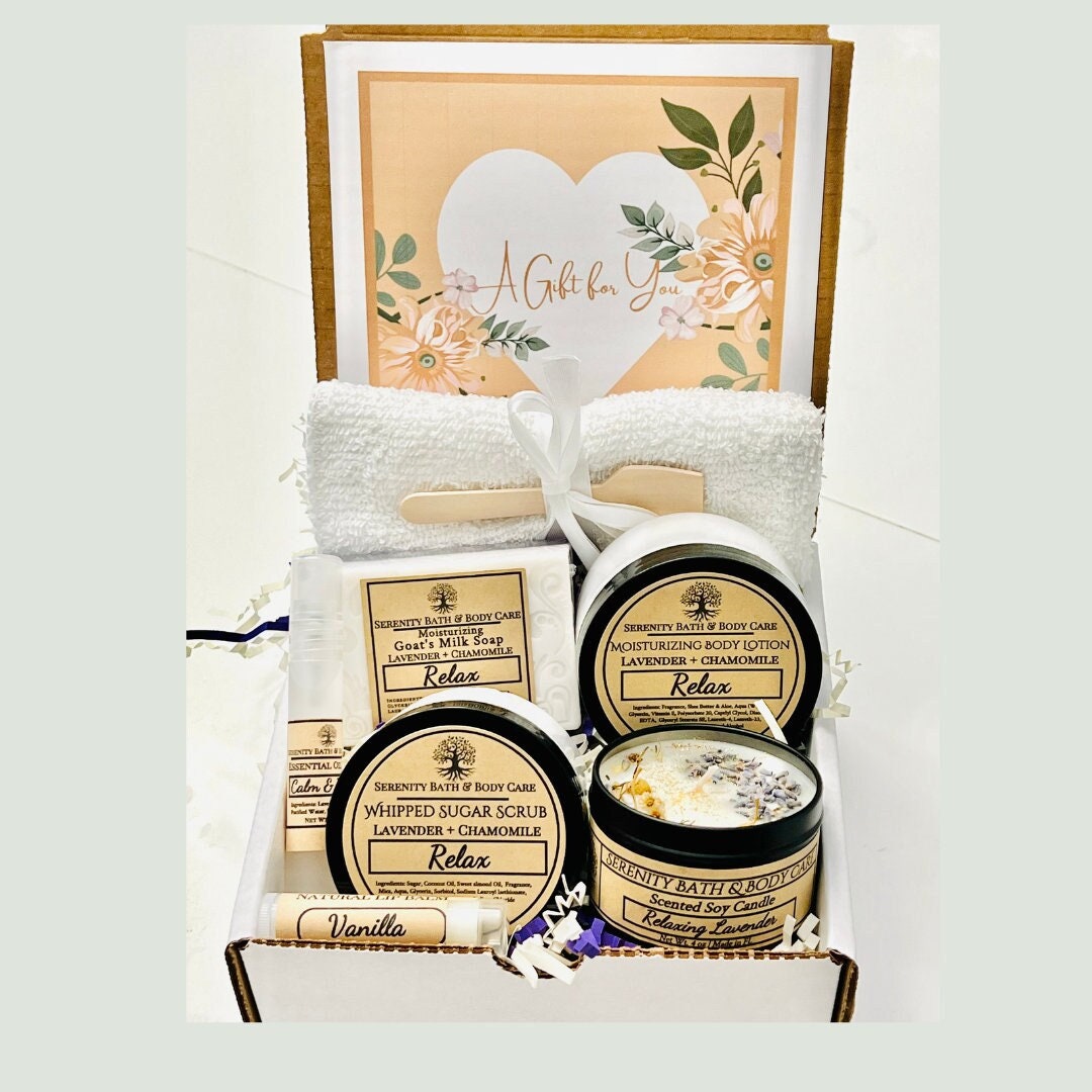 Pamper Yourself / Relaxing Spa Gift Box/ Self Care Box/spa Gift Box/treat  Yourself Box/take Some Time for Yourself. 