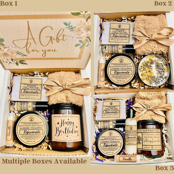 Black Owned Spa Gift Box| Self Care Gift for Women| Birthday Gifts for Her, Gift for Mom, Bridesmaid Gift, Baby...
