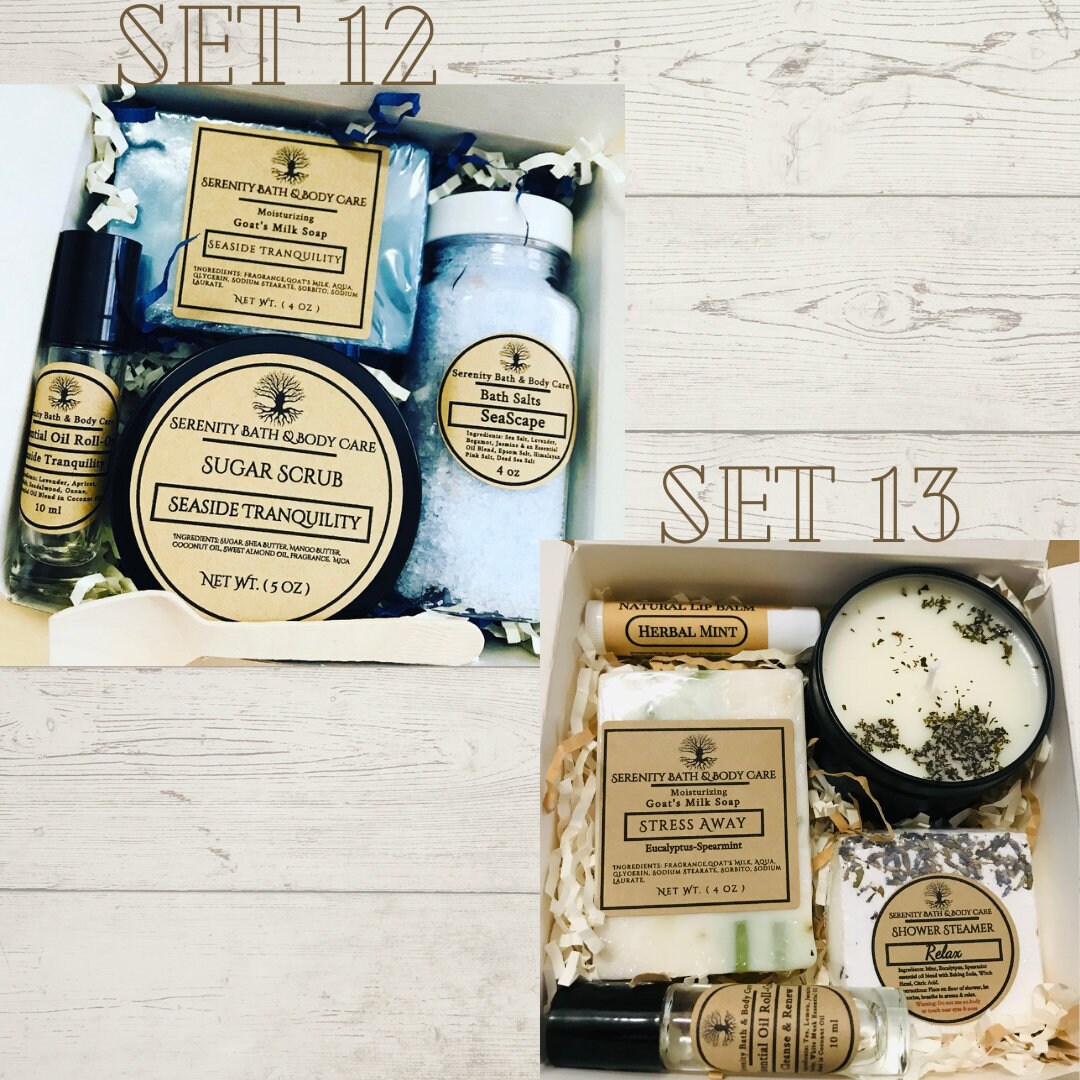 Relaxation Stress Relief Aromatherapy Gift Box Wellness Spa Etsy