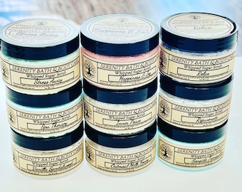 Whipped Sugar Scrub, Exfoliating & Moisturizing, Body Care Skin Care, Perfect Self Care Routine Gift, Skin Care Essential, Body Care