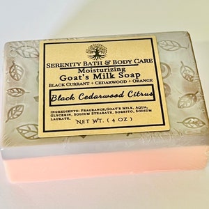 Black Cedarwood & Citrus Soap| Gift for Him| Men&#39;s Gift Box| Men Christmas Gift| Men Gifts| Gift Box for Men| Gift for Men|Father&#39;s Day Gift