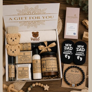 New Dad Gift Box | Congratulations New Dad Gift | Baby & Dad Gift Set | Gift for New Father | Men’s Self Care Gift| Men Gift for New Dad