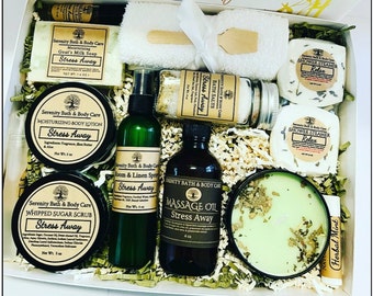 Large Organic Spa Gift Box for Women| Thank you Gift| Self Care Box| Thinking of you| Spa Gift Basket| Relax Gift Box| Wellness Gift Box