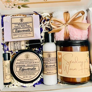Senden einer Umarmung, Hygge Self-Care Box, Geburtstagsgeschenk für sie, Verwöhngeschenk Box, Sympathy Geschenk, Denken an Sie Geschenk, Weihnachtsgeschenk, Mom Geschenke
